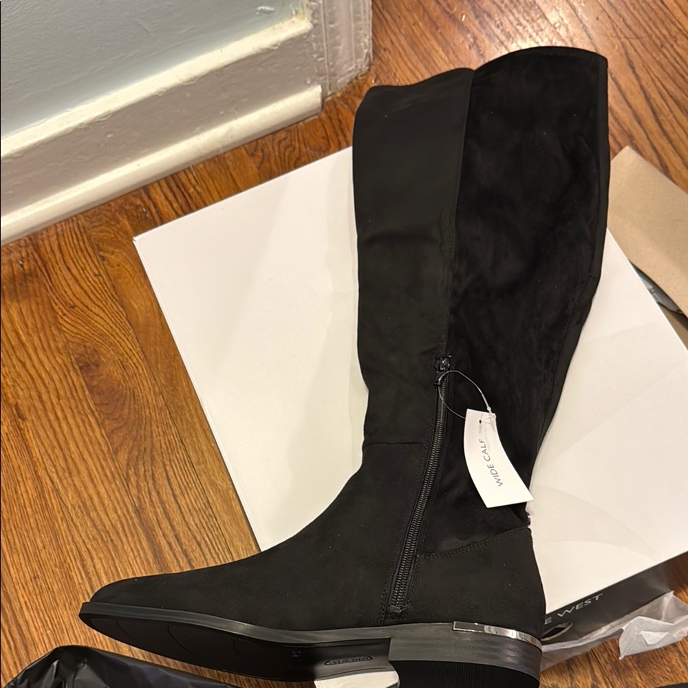Nine West Allair WIDE CALF SIZE 10.5 brand new with tags in box, never worn.